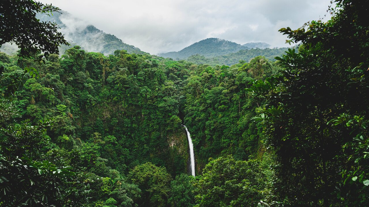 Costa Rica-Arenal-La fortuna Waterfall-algemene foto