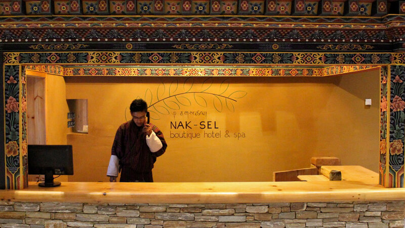 Bhutan-Paro-Hotel-Naksel Resort-Receptie