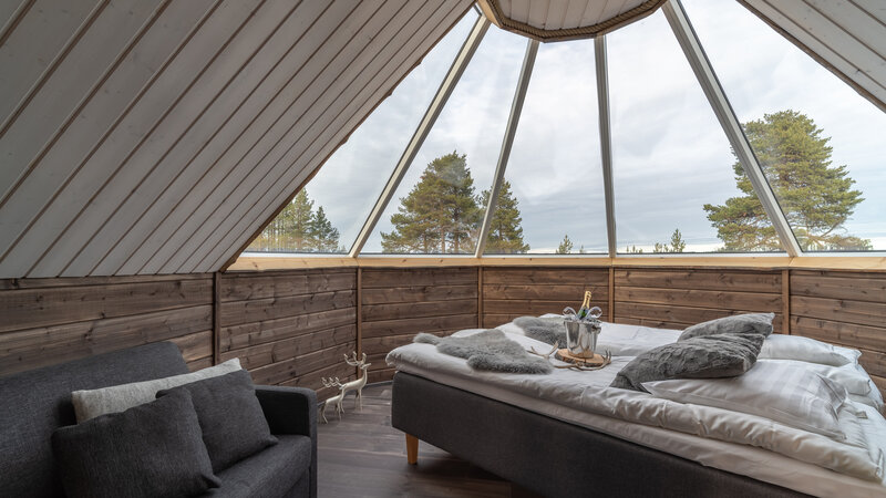 Finland-Lapland-Ivalo-wilderness-hotel-Inari-Aurora-cabin-slaapkamer