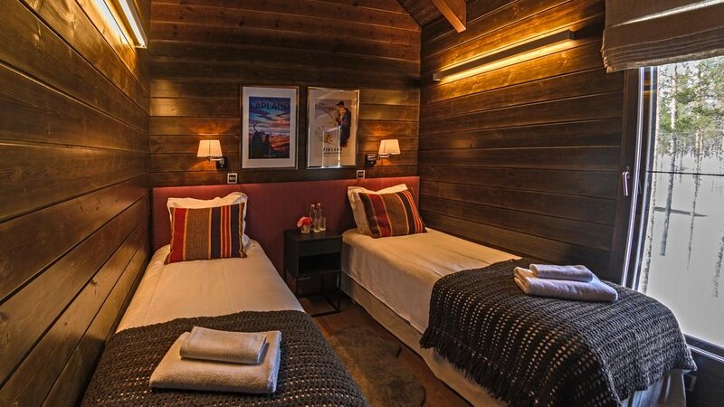 Finland-Lapland-Levi-Spirit-Villas-twin-slaapkamer