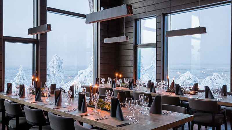 Finland-Lapland-Rovaniemi-Octola-Lodge-restaurant