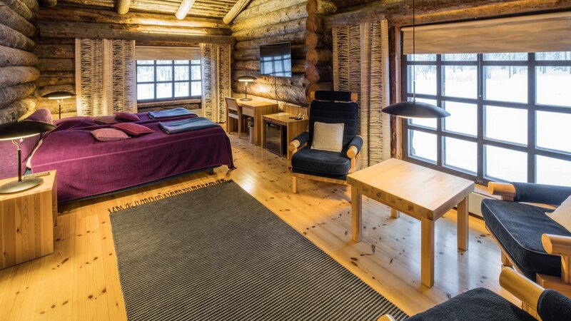 Finland-Lapland-Yllas-L7-Luxury-Lodge-slaapkamer