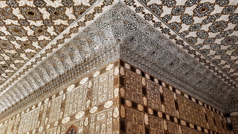 India-Jaipur-Amber Fort-Detail