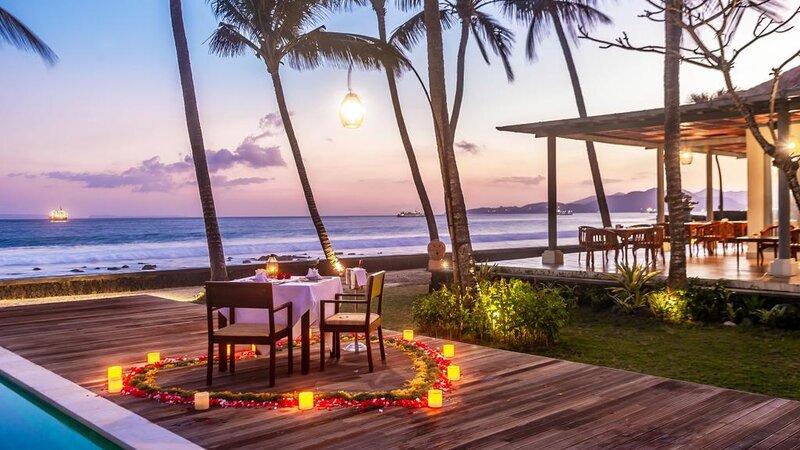 Indonesië-Candidasa-Hotel-Nirwana-Beach-Resort-&-Spa-romantisch-diner