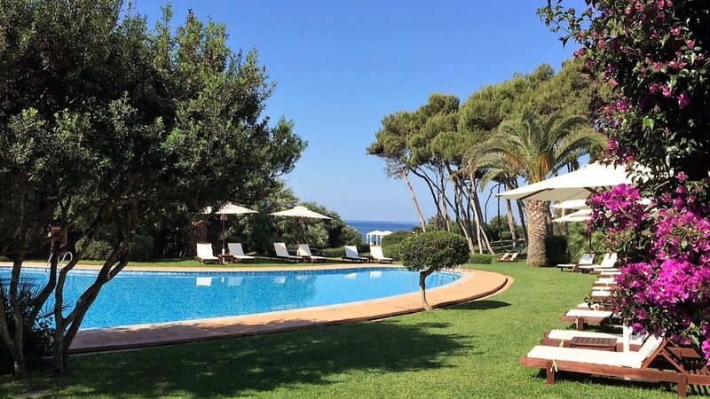 Italië-Sardinië-Zuid-Cala Caterina Hotel-zwembad