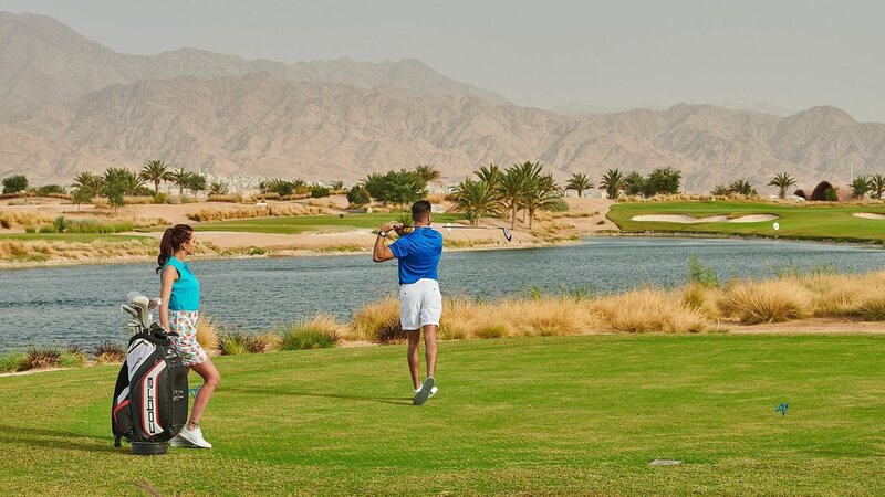 Jordanië - Aqaba en rode zee - Hyatt regency - golf