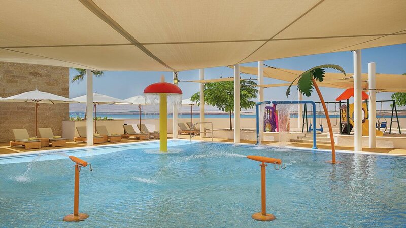 Jordanië - Dead sea - Hilton resort - kids pool