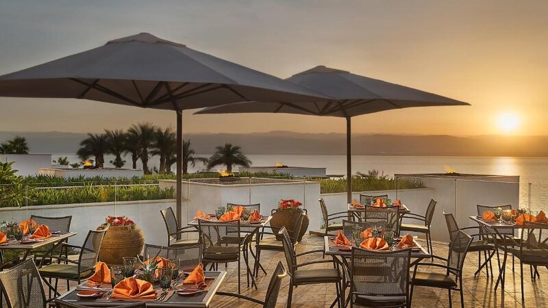 Jordanië - Dead sea - Hilton resort - resto2