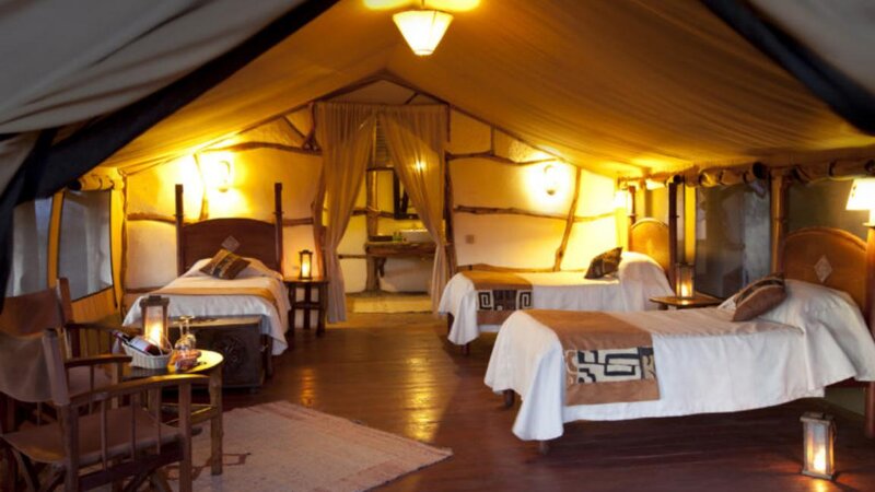 Kenia-Amboseli National Park-Satao Elerai Camp-safari tent 2