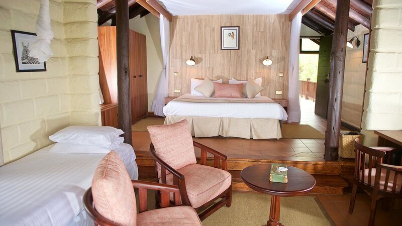 Kenia-Lake Naivasha-Great Rift Valley Lodge-kamer 3