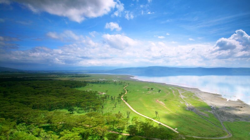 Kenia-Lake Nakuru-hoogtepunt