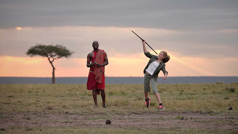 Kenia-Masai Mara-Elephant Pepper Camp-cultuur Masai