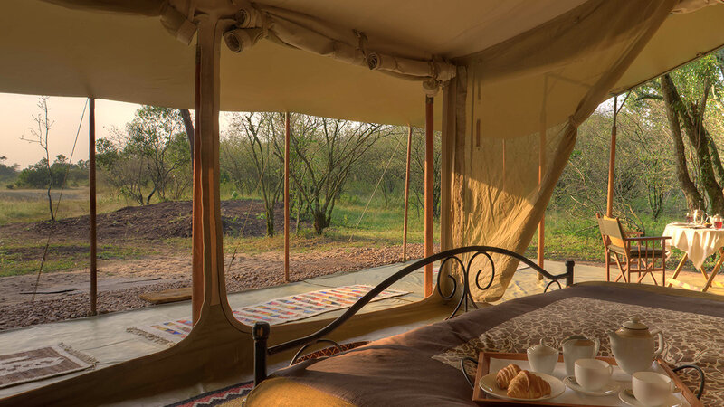 Kenia-Masai Mara-Main Naibor Camp-ontbijt op bed