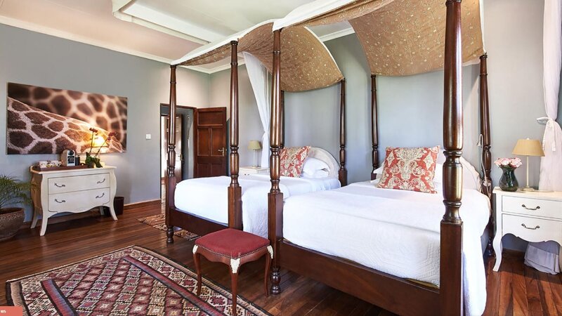 Kenia-Nairobi-Giraffe Manor Hotel-twin kamer