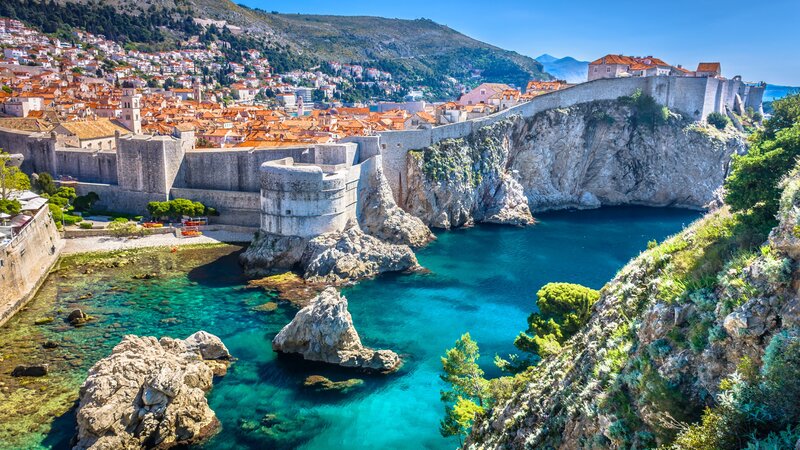 Kroatië - Dubrovnik - klif