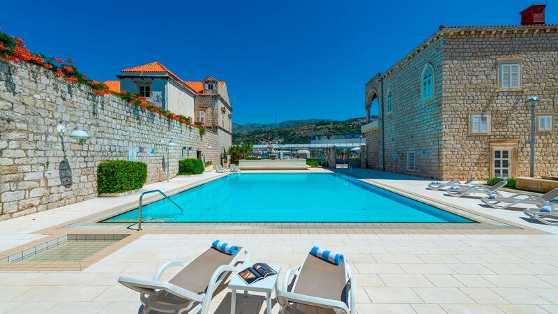 Kroatië-Dubrovnik-Lapad-pool