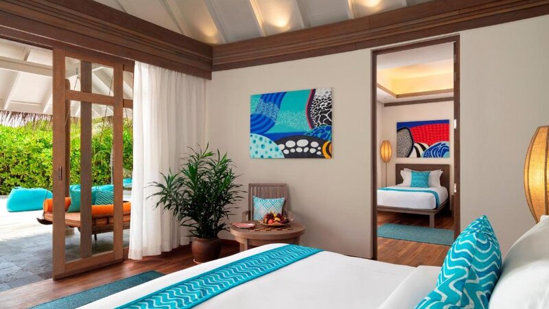 Malediven-Anantara-Dhigu-familievilla-slaapkamer