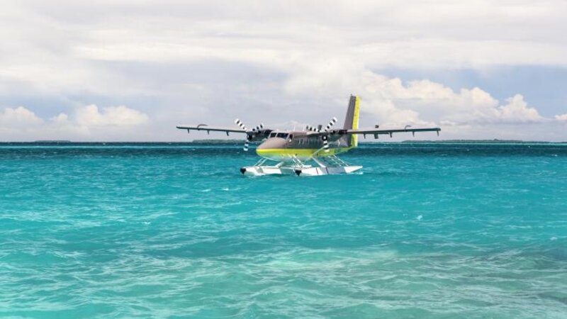 Malediven-Cheval-Blanc-Randheli-watervliegtuig