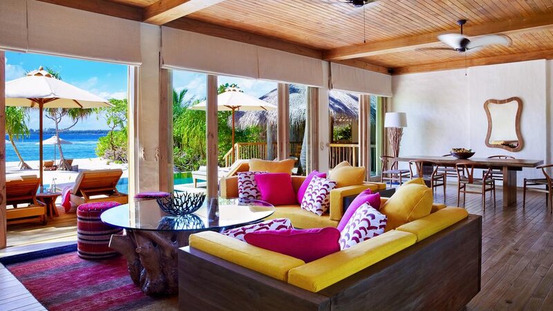 Malediven-Laamu-Atoll-Six-Senses-Laamu-Two-Bedroom-Ocean-Beach-Villa-with Pool-living