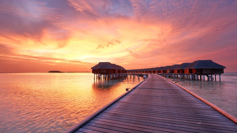 Malediven-watervilla's