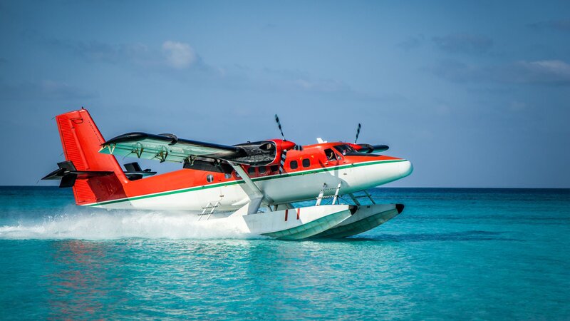 Malediven-Watervliegtuig