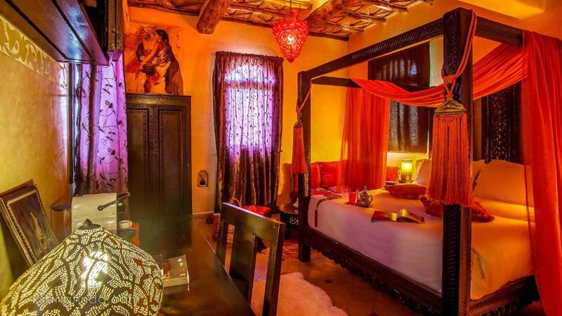 Marokko-Ouarzazate-Omgeving-Riad-Ksar-Ighnda-Kamer-1