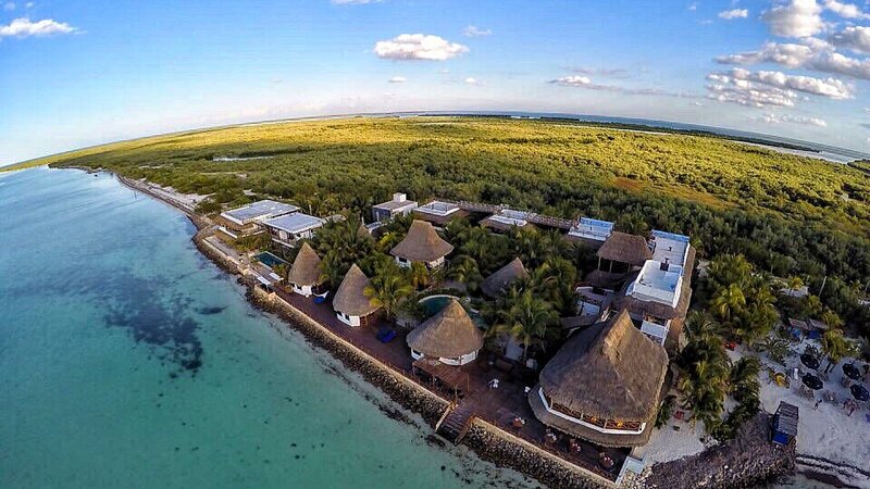 Mexico-Yucatan-Isla-Holbox-Hotels-Las-Nubes-de-Holbox-luchtfoto