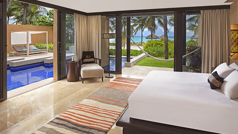 Mexico-Yucatan-Riviera-Maya-Hotels-Banyan-Tree-Mayakoba-Beachfront Three-Bedroom Pool Villa
