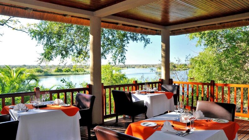 Namibië-Caprivi-Divava Okavango-restaurant