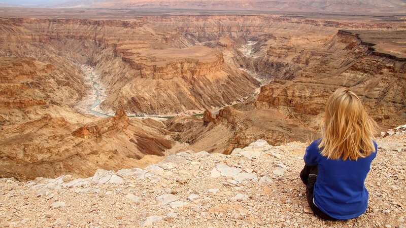 Namibië-Fish River Canyon-hoogtepunt