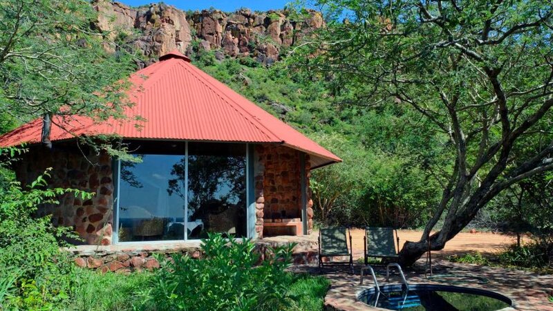 Namibie-Waterberg-hotel-Waterberg Plateau Lodge-Huisje-Exterieur