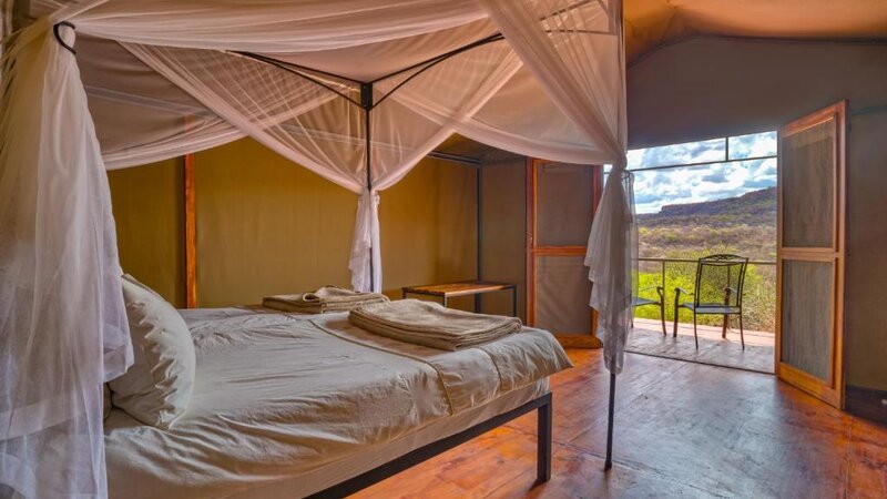 Namibie-Waterberg-hotel-Waterberg Plateau Lodge-Kamer-interieur