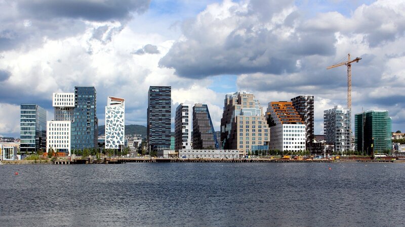 Noorwegen-Oost-Noorwegen-streek-Oslo-skyline