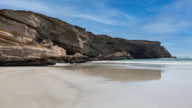 Oman-Dhofar Salalah-Alila Hinu Bay-strand