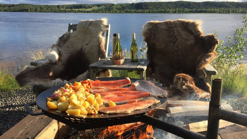 Amazing familiereis naar zomers Zweeds Lapland