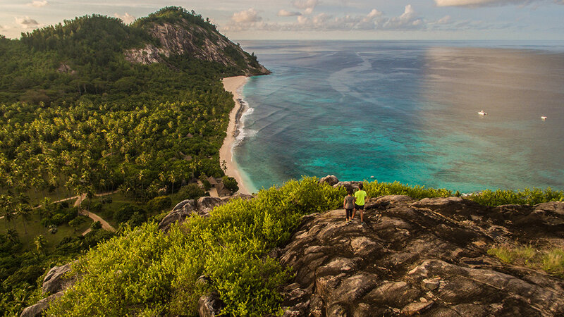 Seychellen-Private-eilanden-North-Island-hiking-koppel-bergtop