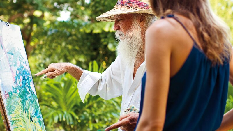 Sint-Maarten-Hotel-Belmond-La-Samanna-schilderen-sir-roland-richardson