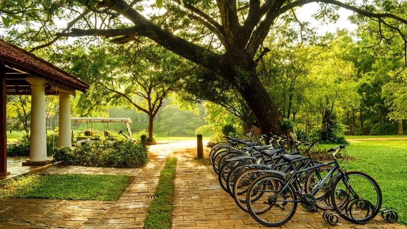Sri-Lanka-Anuradhapura-Hotel-Ulagalla-fietsen