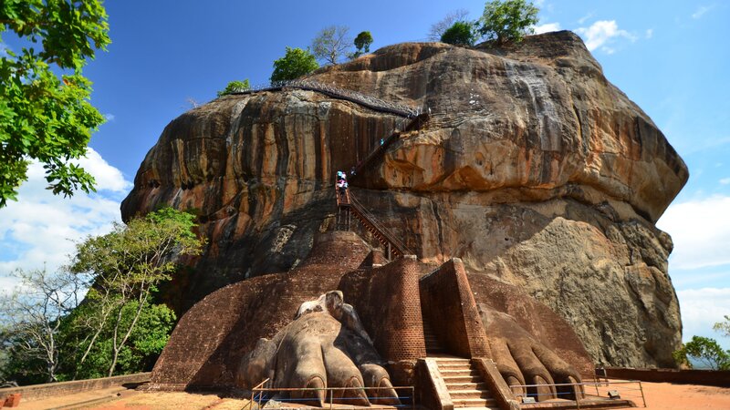 Sri Lanka-Sigiriya-hoogtepunt-lions rock