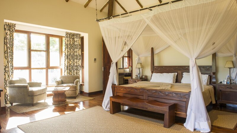 Tanzania-Arusha-legendary-lodge-meru-cottage-slaapkamer