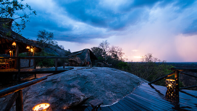 Tanzania-Tarangire-Maweninga Camp-camp by night