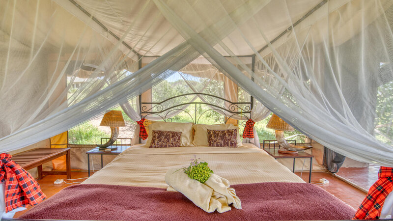 Tanzania-Tarangire-Mbali-Mbali-Tarangire-River-Camp-Safari-Tent-bed