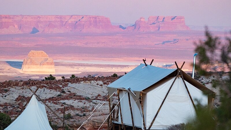 USA-Hotel-Lake Powell-Under Canvas-Tenten