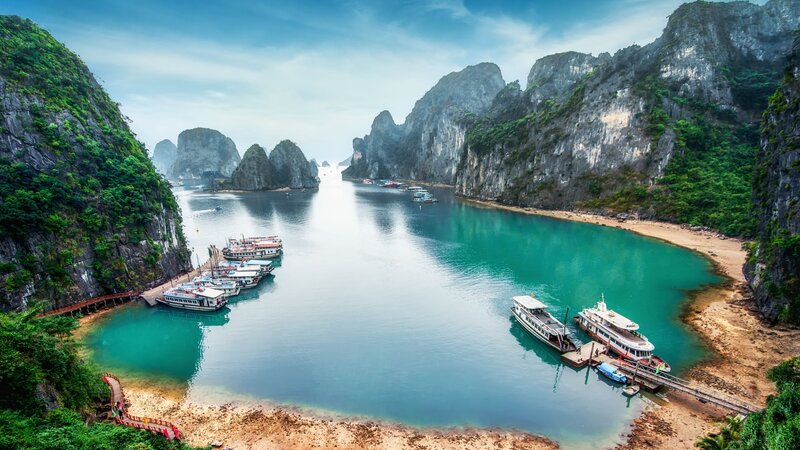 Vietnam-Ha Long Bay-uitzicht
