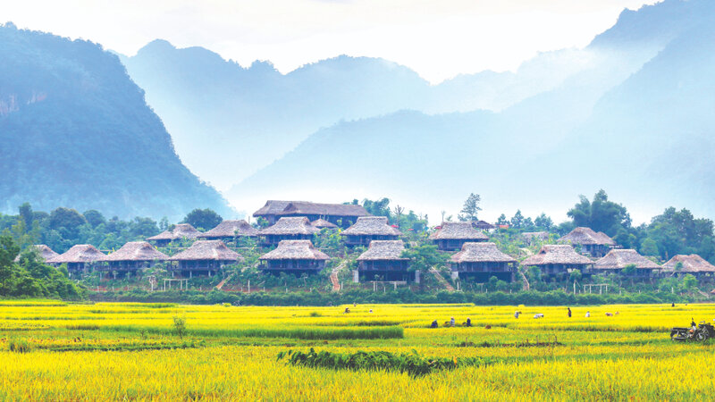 Vietnam-Mai-Chau-Ecolodge-Mai-Chau-luchtfoto-2