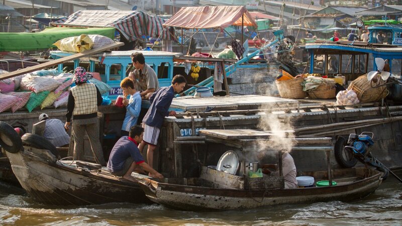 Vietnam-Mekong Delta-bootjes