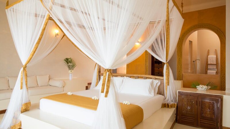 Zanzibar-Gold Zanzibar Beach House & Spa-kamer-bed