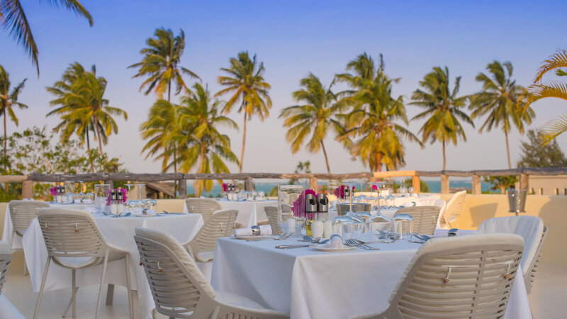 Zanzibar-White-Sand-Luxury-Rooftop sunset bar dining