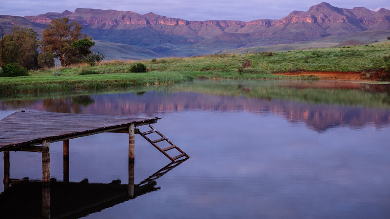 Zuid-Afrika-Drakensbergen-Montusi-Mountain-Lodge-pier-2