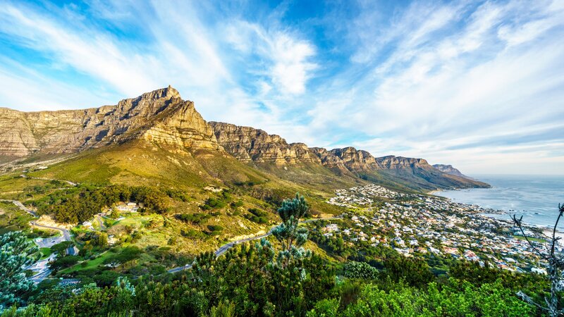 Zuid-Afrika-Kaapregio-hoogtepunt